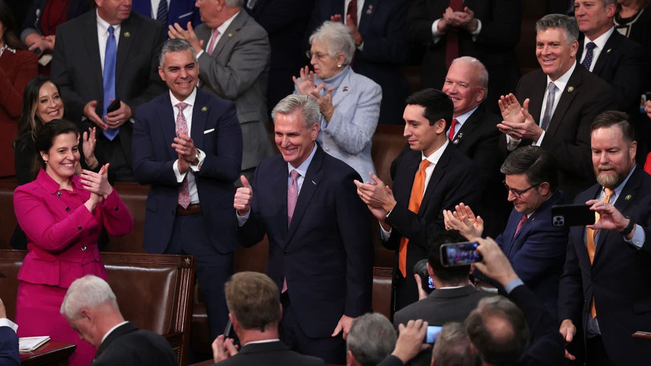 Kevin McCarthy Elected House Speaker In Vote 15 After Chaotic Week ...