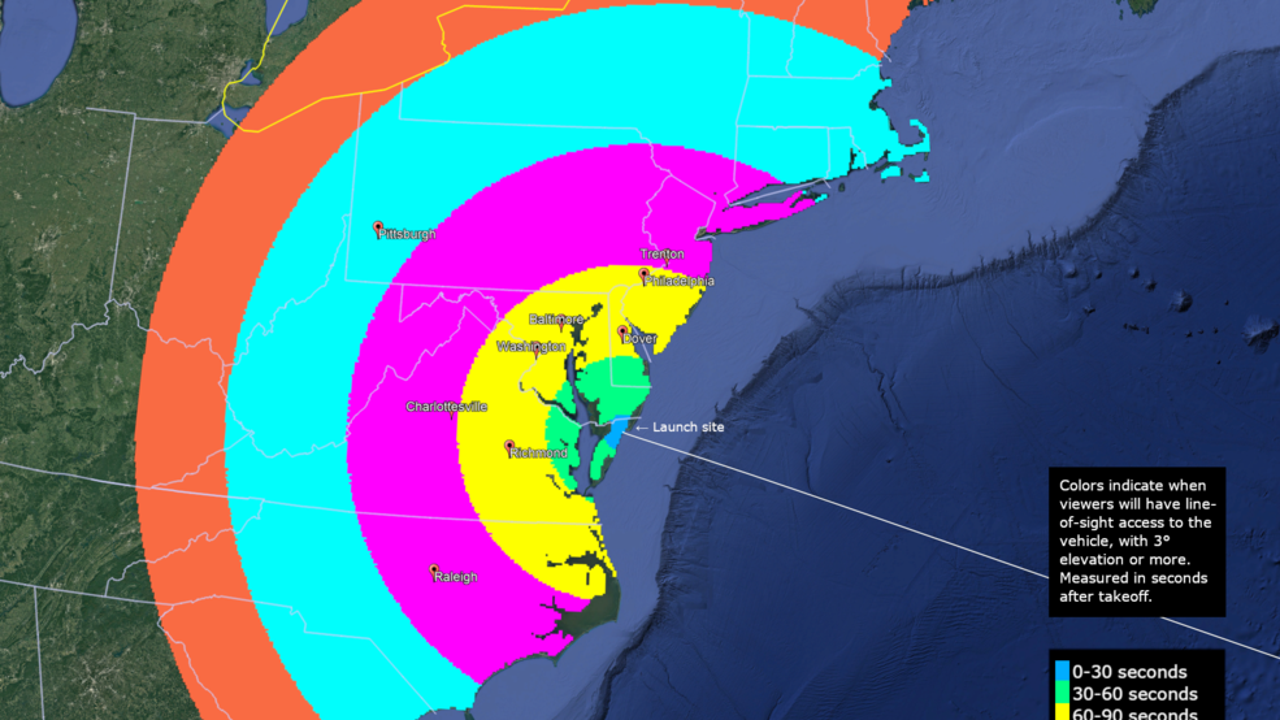 Virginia rocket launch to be visible to much of East Coast - Vimarsana News