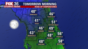 Cold front brings cooler overnight temps to Central Florida