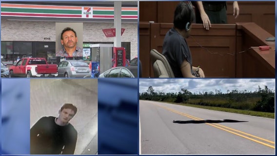 FL man sentenced for killing daughter • Giant snake crosses road • FL inmate released accidentally from jail