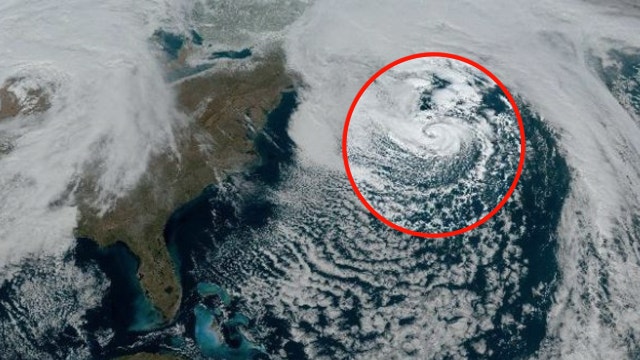 National Hurricane Center tracking rare wintertime disturbance over North Atlantic Ocean
