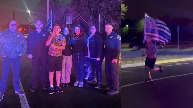 Zechariah Cartledge holds tribute run for first responders who lost lives to COVID-19
