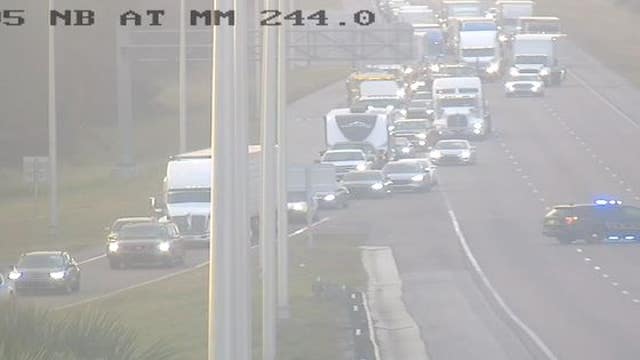 Crash shuts down I-95 northbound in New Smyrna Beach