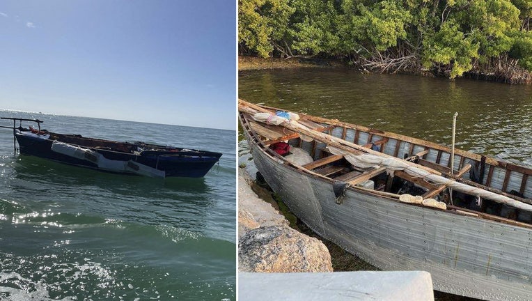 migrant boats florida keys split