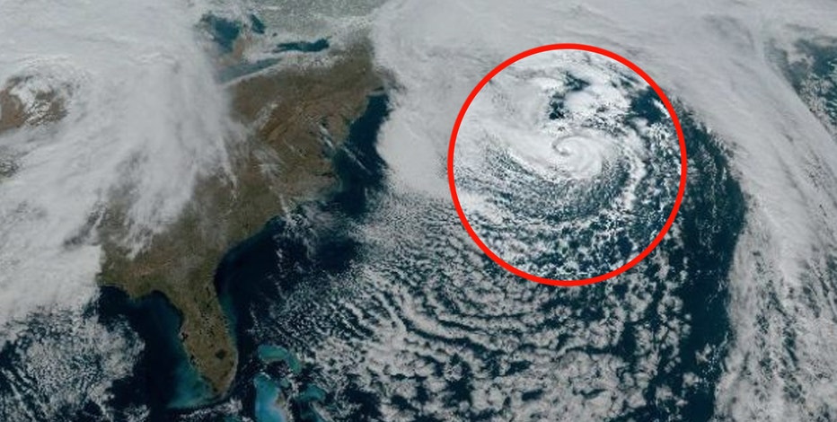 National Hurricane Center tracking rare wintertime disturbance