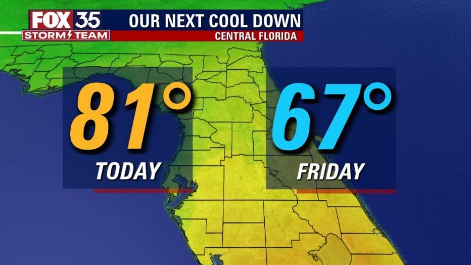 Orlando Weather Forecast Warm start to first days of 2023; When cooler