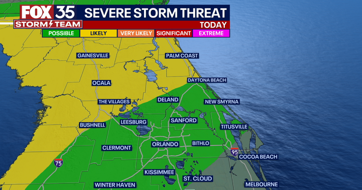 Orlando weather: Severe storms possible in Central Florida before ...