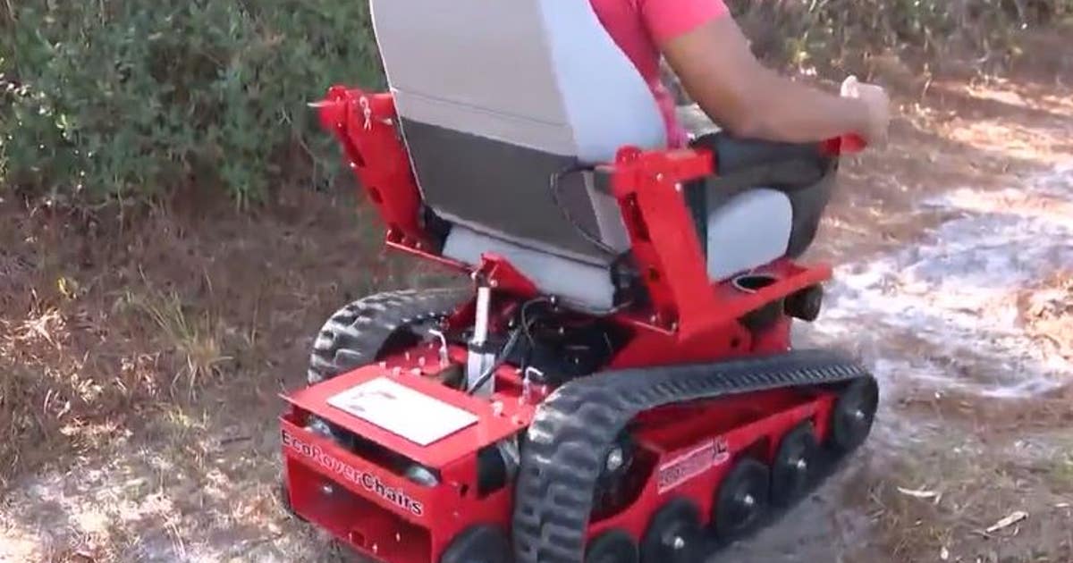 Multitrack Chair Track Chair program coming to Florida allows the mobility-impaired to ...