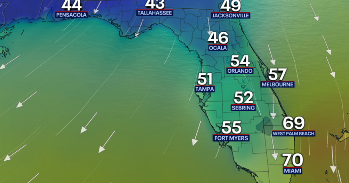 Orlando weather: Cold front to drop temps into the 40s, 50s after ...