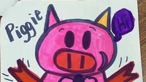 Child's drawing of pig called 'inappropriate' by school, mom says in viral TikTok