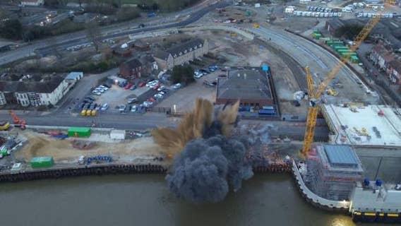 World War II bomb explodes in England in 'unplanned' detonation