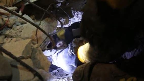 WATCH: Young girl rescued from rubble 40 hours after earthquake in Syria