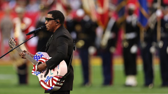 Watch again: Babyface sings 'America the Beautiful' at Super Bowl LVII