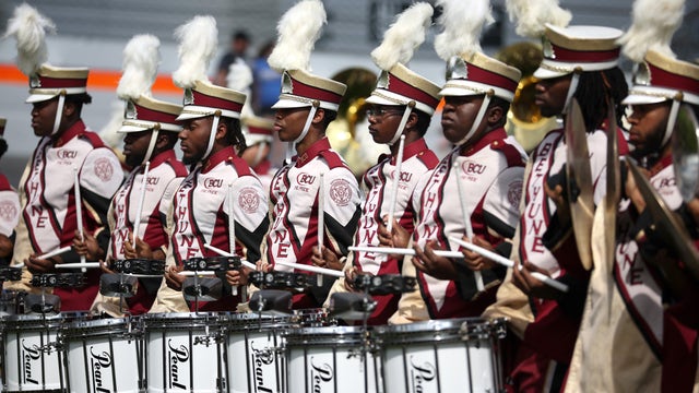 Photos: Bethune-Cookman University marching band performs ahead of Daytona 500