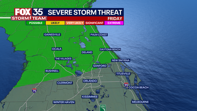 Orlando weather: Dry Thursday ahead of late week storms, cold front arrives in Central Florida