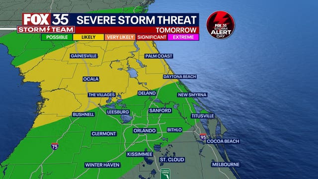 Orlando weather: Rain and storms kick off Super Bowl weekend in Central Florida