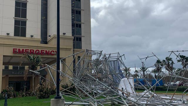 High wind gusts cause construction collapse at Daytona Beach hospital