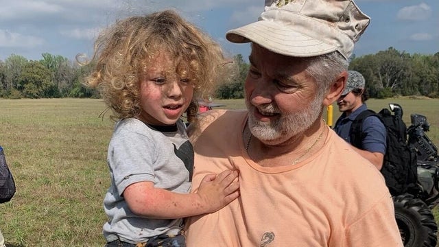 Former Marine finds missing Florida boy safe in woods