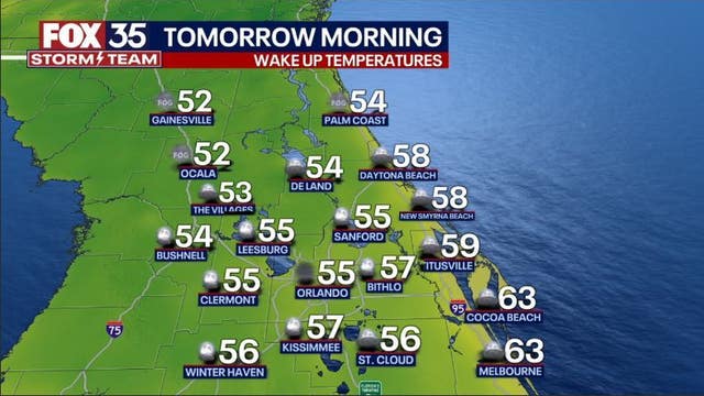 Orlando weather: Toasty week before next cold front moves into Central Florida