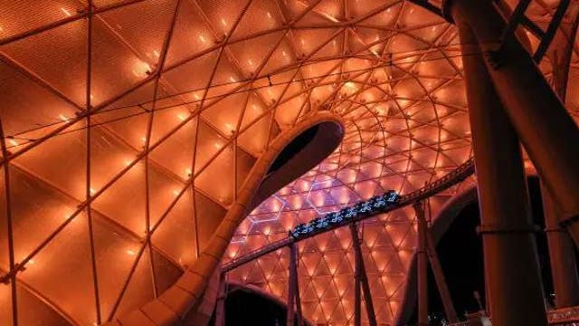 Photos: TRON Lightcycle / Run canopy officially powers on at Disney World