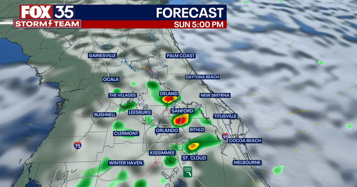 Orlando weather: Afternoon rain, storms possible around Central Florida ...