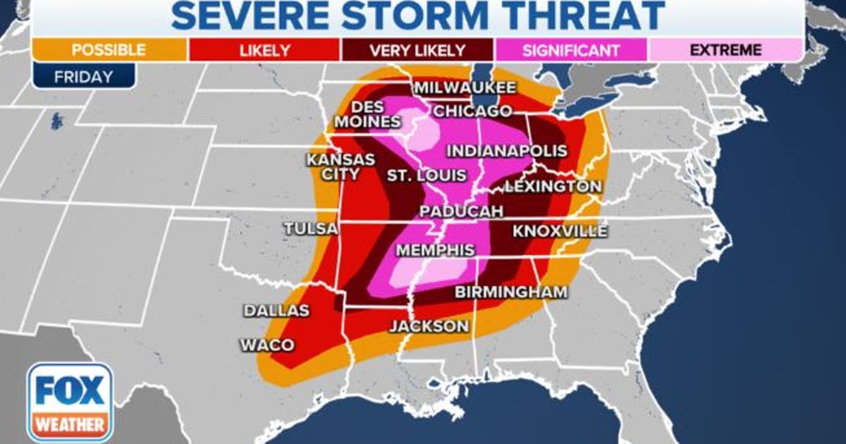 Millions of Americans under severe weather threat in Midwest and ...