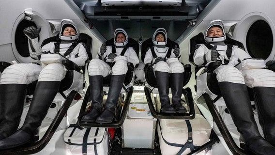 NASA's SpaceX Crew-5 splashes down on Earth after 5-month mission aboard ISS