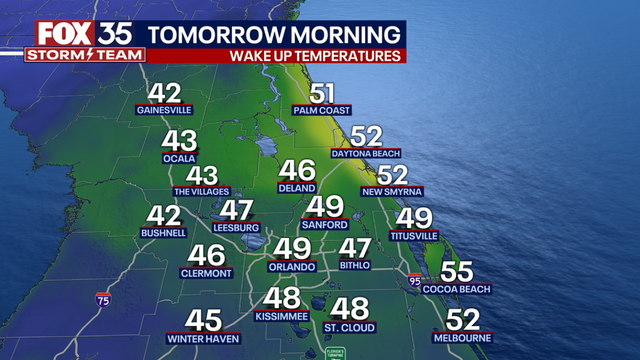 Orlando Weather Forecast: Another cool night before temperatures start to climb across Central Florida