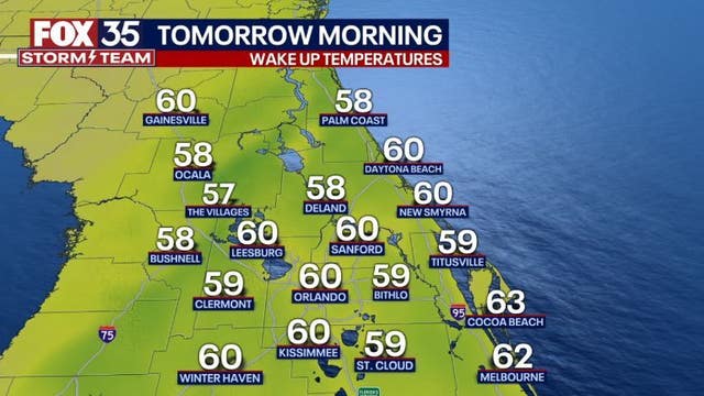 Orlando weather: Another warm day ahead for Thursday