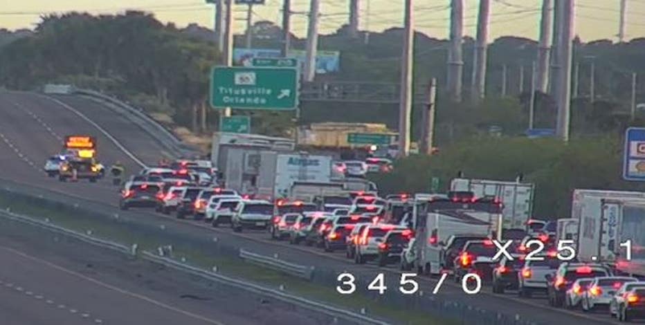 FHP: I-95 reopens in Titusville after tractor trailer crashes into