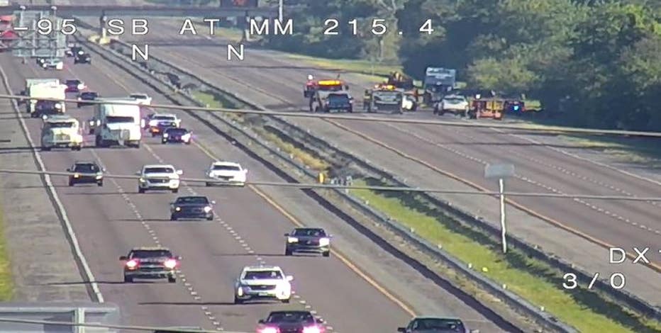 FHP: I-95 reopens in Titusville after tractor trailer crashes into