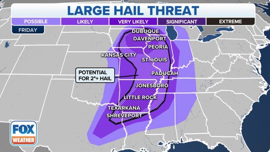 Iowa severe weather forecast shows tornadoes, wind, hail possible