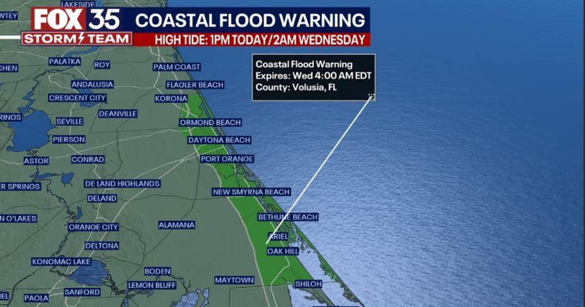 Coastal Flood Warning in effect for Volusia County: what you need to ...
