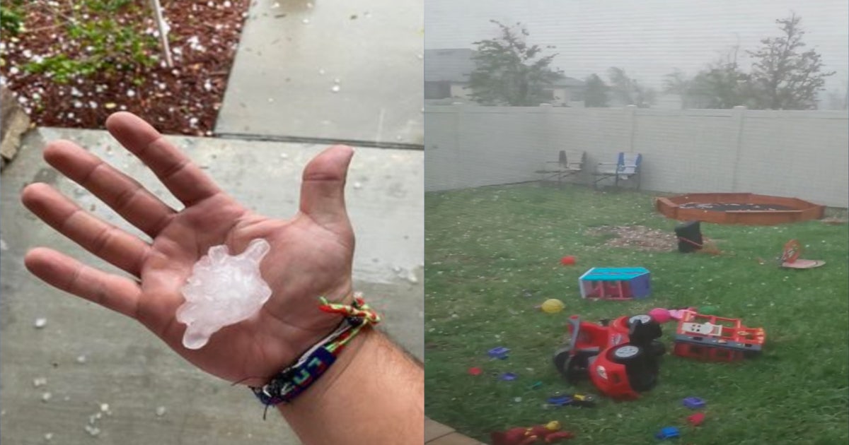 Videos show golf-sized ball hail comes flying down in Central Florida ...