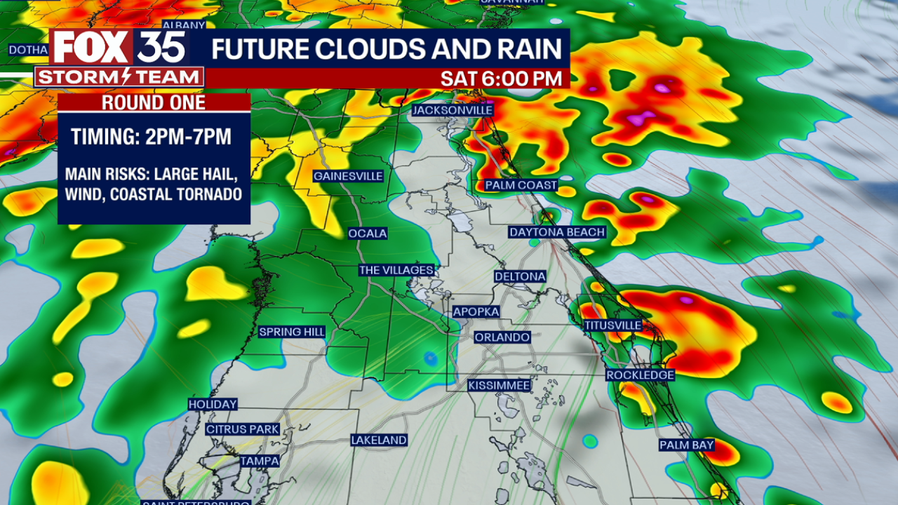 Orlando weather: Strong storms could bring hail, gusty winds to Central ...