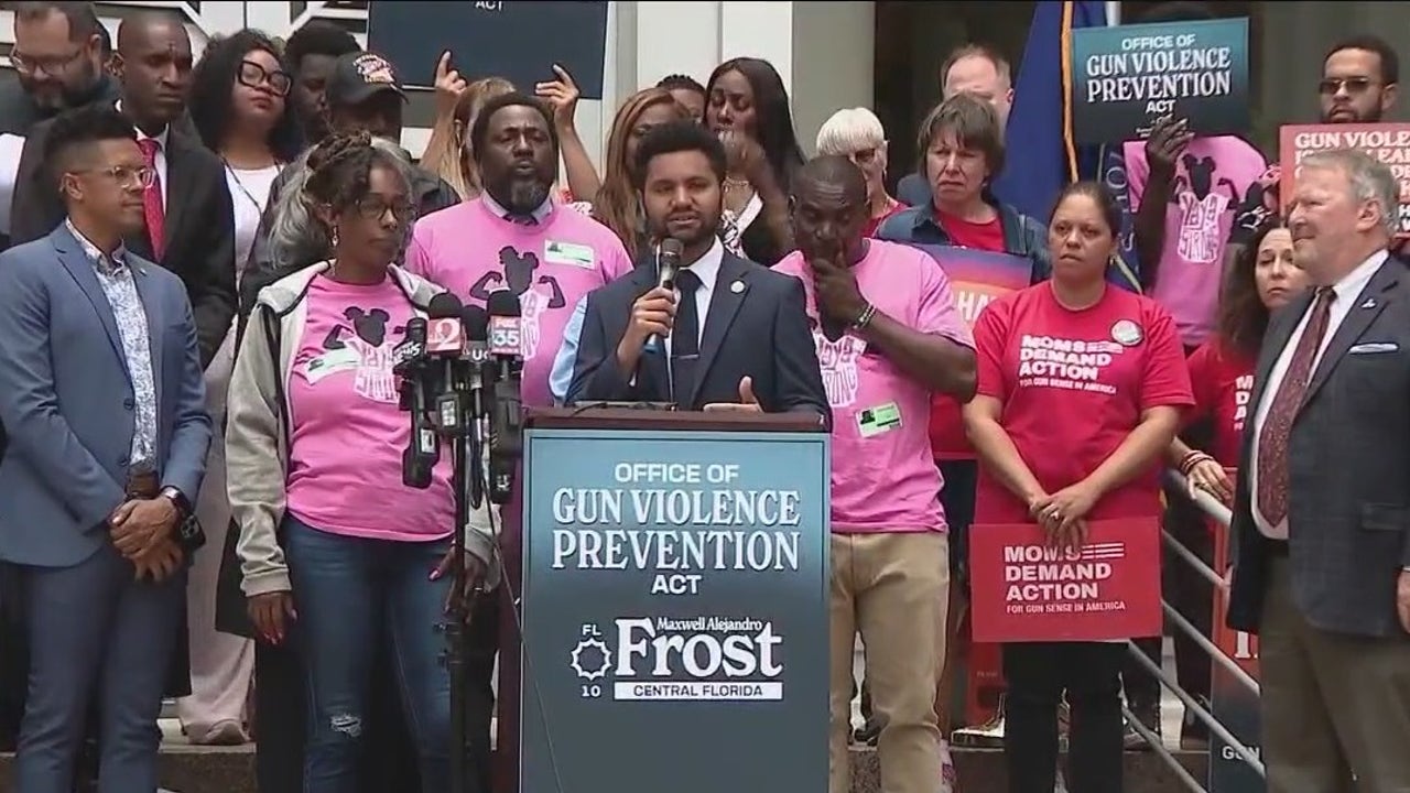 Rep. Maxwell Frost joined by survivors of gun violence to push for