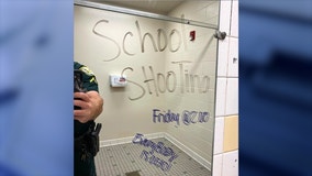 School shooting message in Florida school bathroom leads to 2 arrests