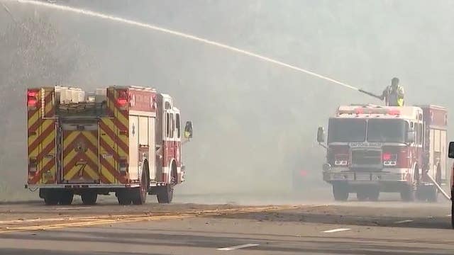 Crews battling more than a dozen wildfires in Volusia County amid dry conditions