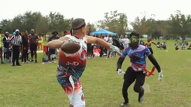 Orlando flag football league shooting for Guinness Book of World Records