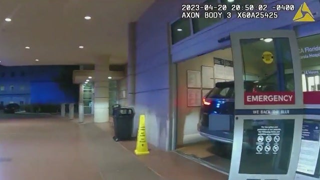 Woman drives through doors of Emergency Room at Florida Osceola Hospital
