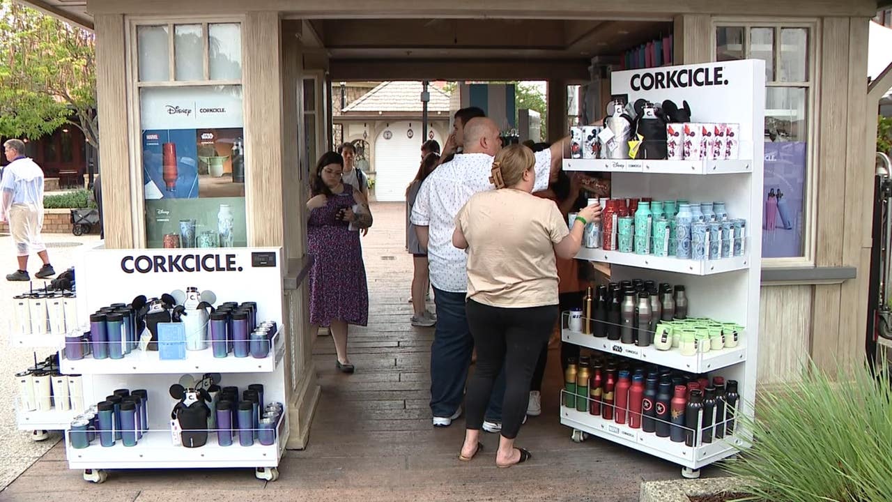 Let's Take a Look at the New Corkcicle Kiosk at Disney Springs