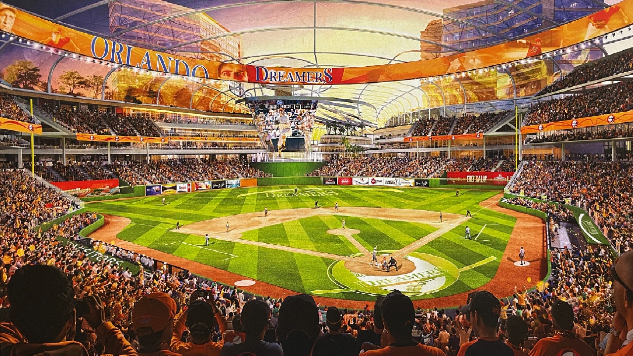 futuristic baseball stadiums