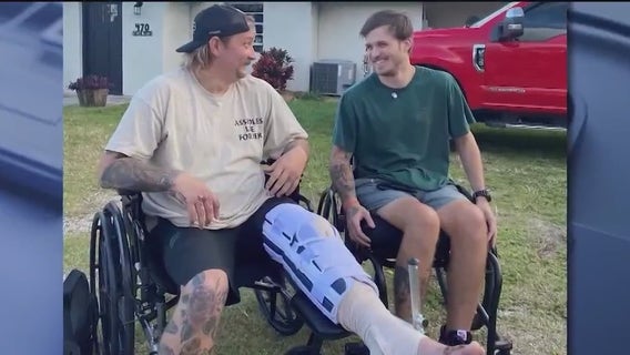 Florida veteran raising money for leg amputation after horrific crash in Daytona Beach