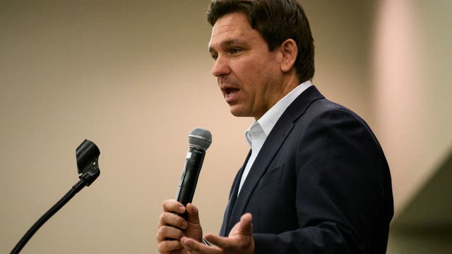 DeSantis in Iowa warns of GOP ‘culture of losing’ as weather sidelines Trump’s event in the state