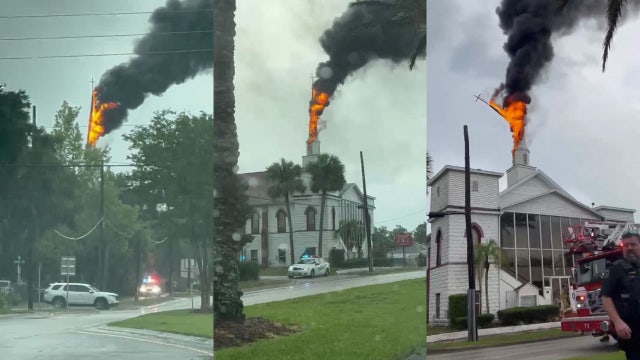 Contractor files lien against church for work done after steeple caught fire