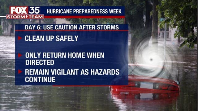 National Hurricane Preparedness Week 2023: Using caution after storms