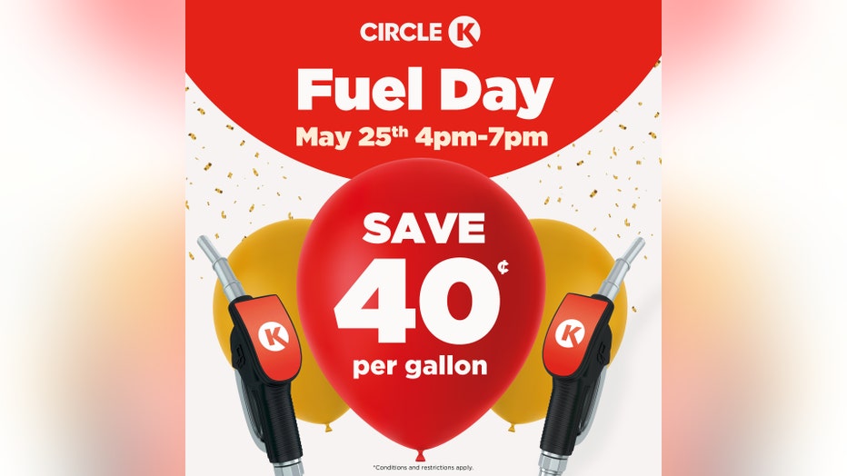Circle K Fuel Day Save 40cents on gas at Florida gas stations