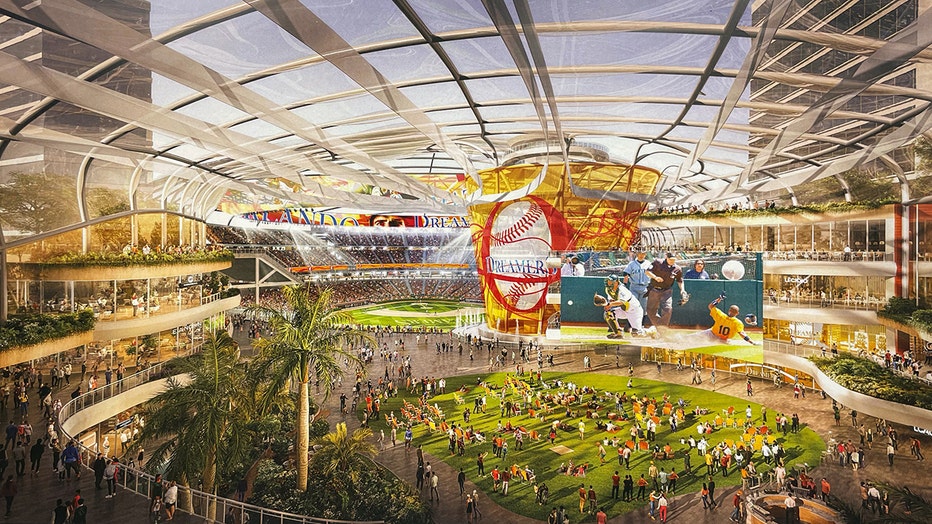 First look: Orlando group proposes $1.7B stadium to lure MLB franchise to  Central Florida