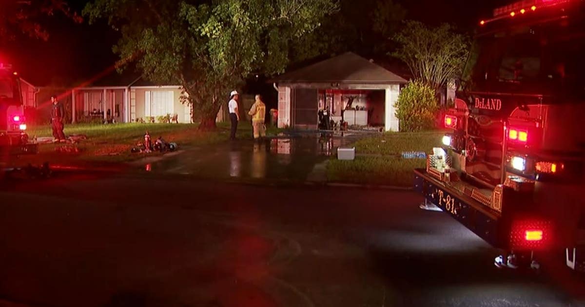 Resident, DeLand police officer hospitalized after house fire | FOX 35 ...