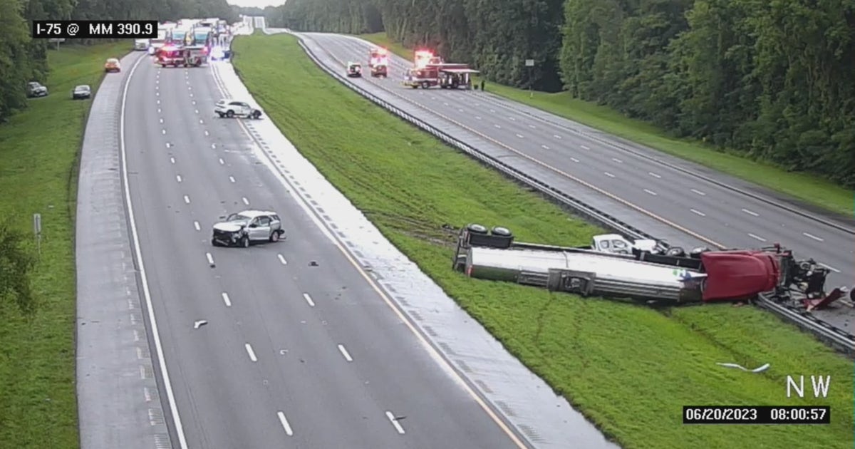 I-75 in Florida reopens nearly 15 hours following crash with chemical ...